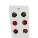  Holiday Leather Studs | Set of 3