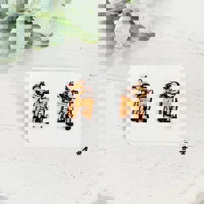 Christmas Wood Studs | Style 4