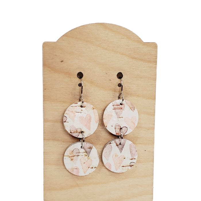 Stacked Heart Earrings