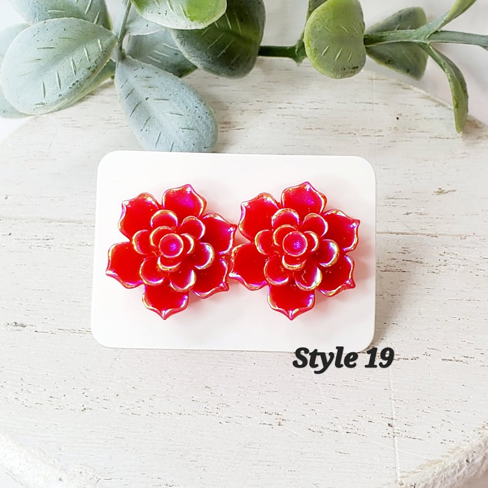 Flower Studs | Style 19