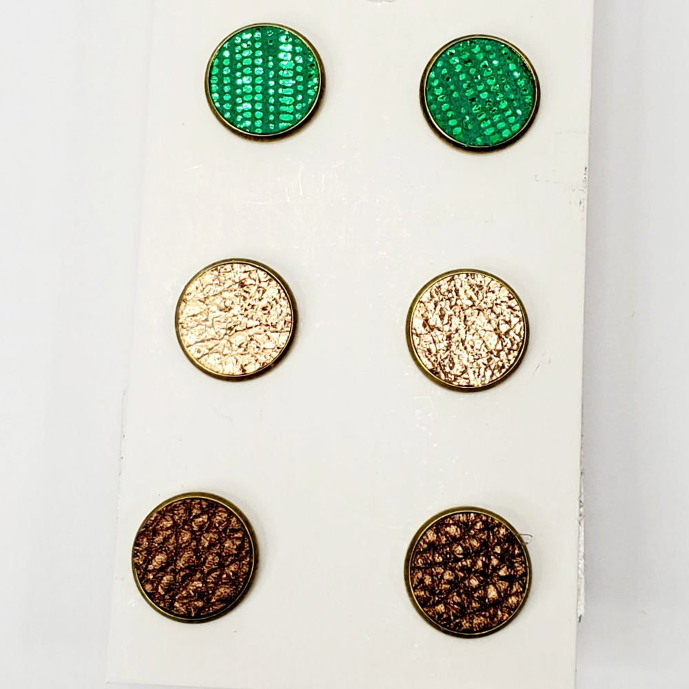 Leather Studs | 3-Pack