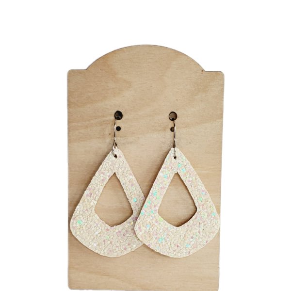 Pastel Glitter Iridescent Earrings