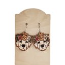  Hand Painted Dog Earrings