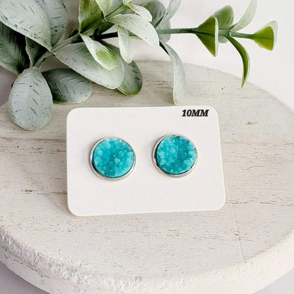 10MM Druzy Studs | 3-Pack 