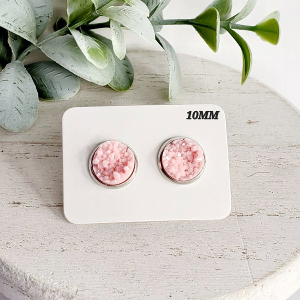 10MM Druzy Studs | 3-Pack 