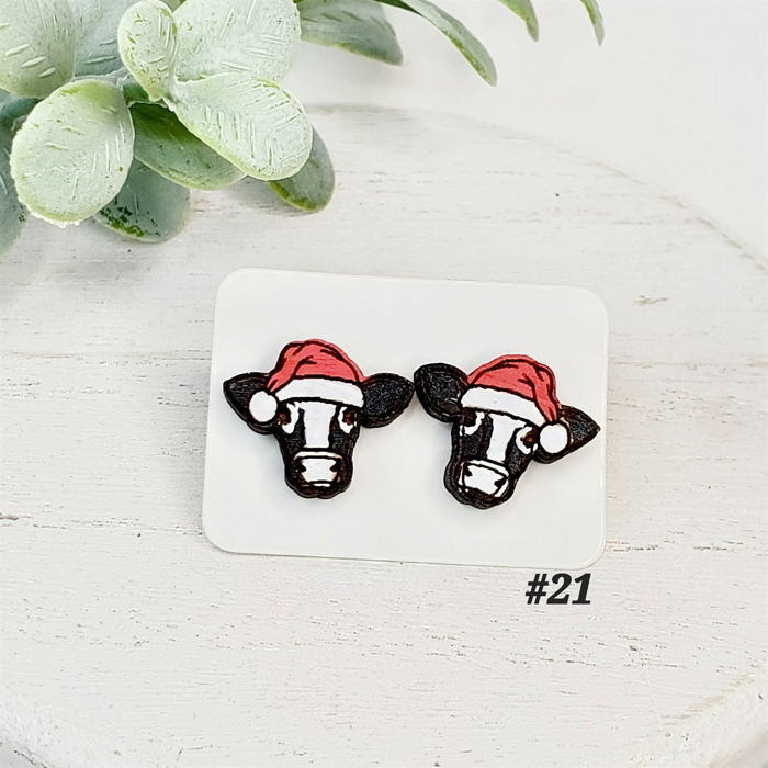 Christmas Wood Studs | Style 21