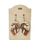  Hand Painted Horse Earrings