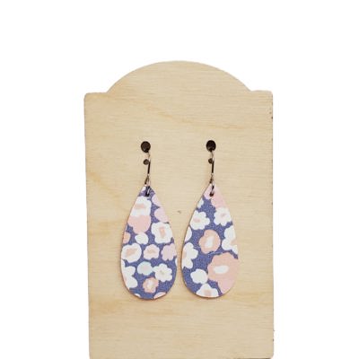 Teardrop Earrings | Multi Floral