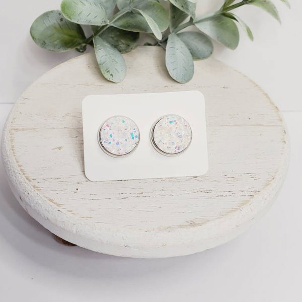 12MM Druzy Studs | 3-Pack