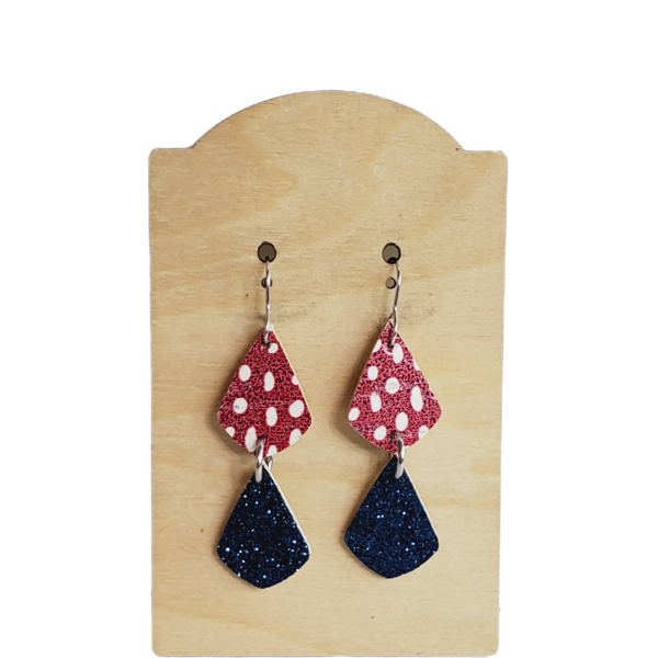 Polka Dot Stacked Earrings