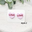  Heart Studs | Style 2