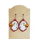  Hand Painted Bald Eagle Earrings