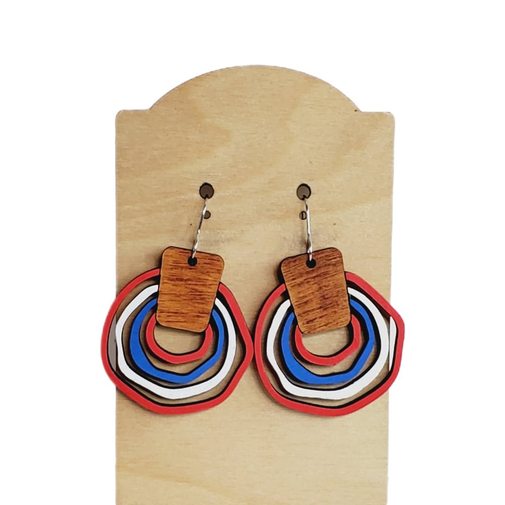 Americana Stacked Hoops