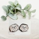  Maltese Wood Studs