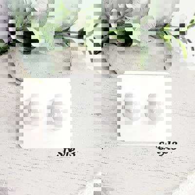 Faux Pearl White Studs