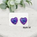  Heart Studs | Style 10