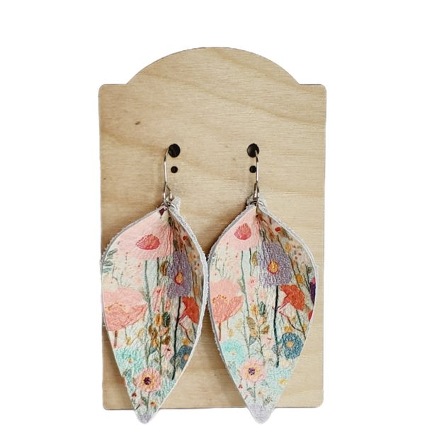 Pinched Floral Earrings