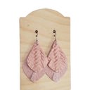  Pink Fringe Earrings