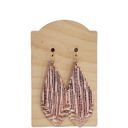  Pink Rose Gold Earrings