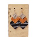  Halloween Chevron Earrings