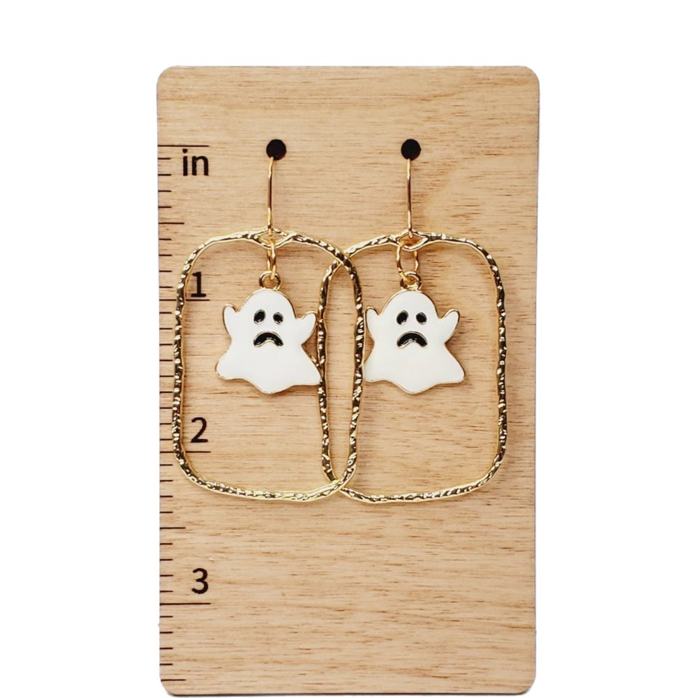 Ghostie Metal Earrings