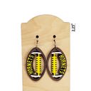  Hornet Football Earrings