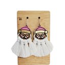  Sassy Santa Macrame Earrings