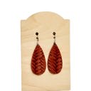  Autumn Rust Teardrop Earrings