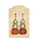  Pumpkin Stack Acrylic Earrings