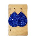  Royal Blue Glitter Earrings