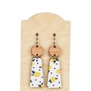  Lemon Wood Earrings