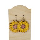  Hand Painted Sunflower Earrings