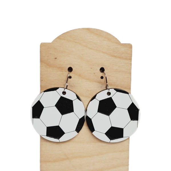 Soccer Earrings