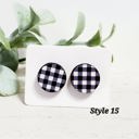  Buffalo Plaid Printed Wood Studs