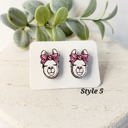  Hand Painted Llama Studs