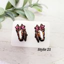  Hand Painted Horse Studs