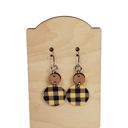  Dainty Checker Earrings