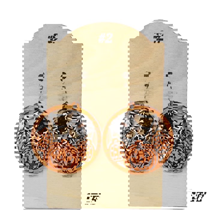 Jack-o-lantern Pumpkin Earrings