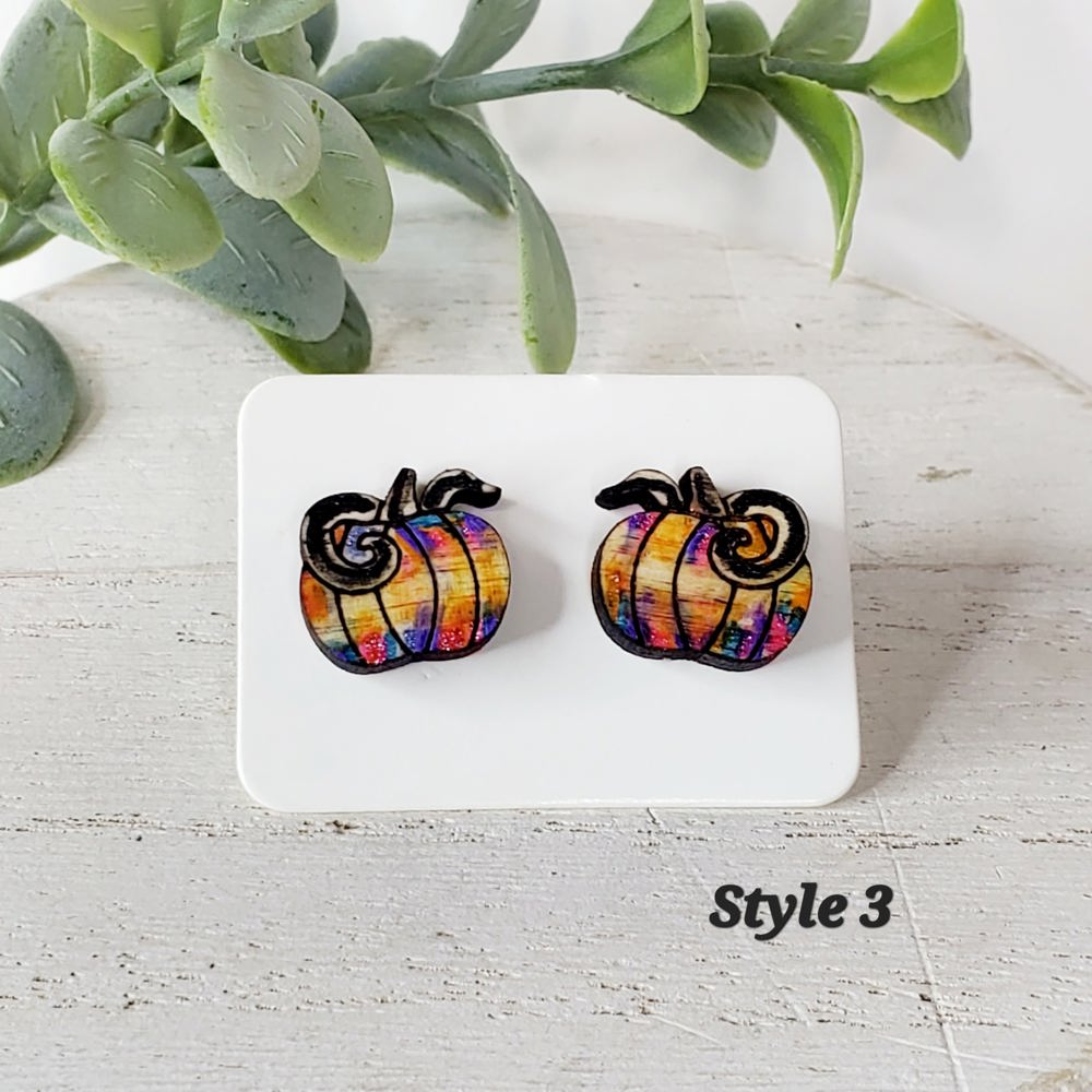 Witch Wood Studs | Style 3