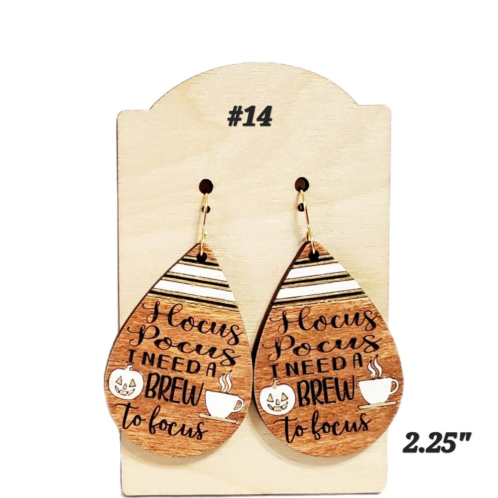 Brew Halloween Earrings