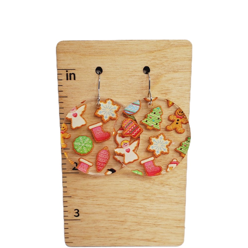 Christmas Cookie Earrings