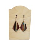  Acrylic Wood Stripe Earrings