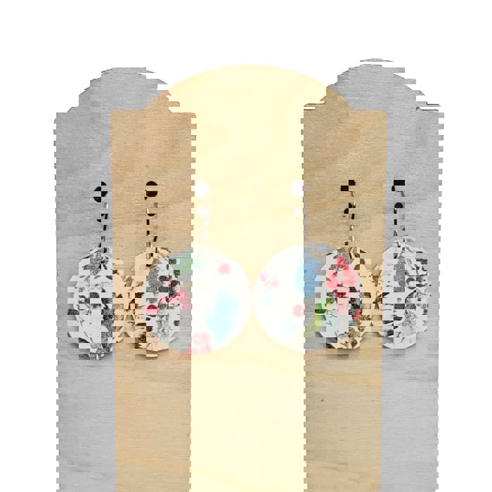 Everyday Round Holly Earrings