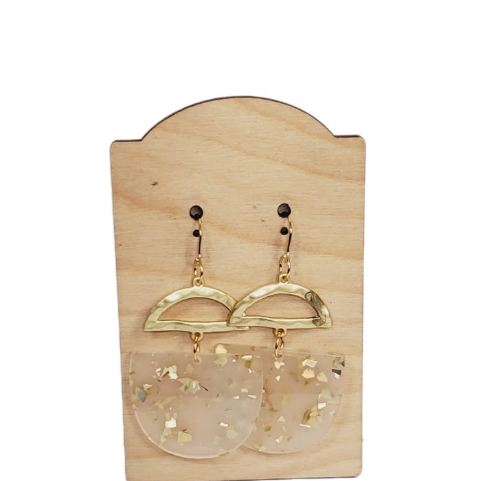 Gold Fleck Earrings