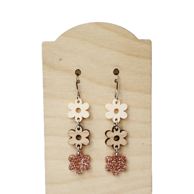 Flower Stack Earrings