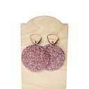  Glitter Stud Drop Earrings 