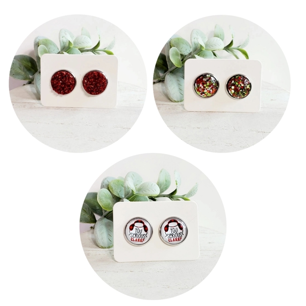 Christmas Studs | 3-Pack