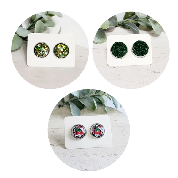 Classic Christmas Studs | Style 22