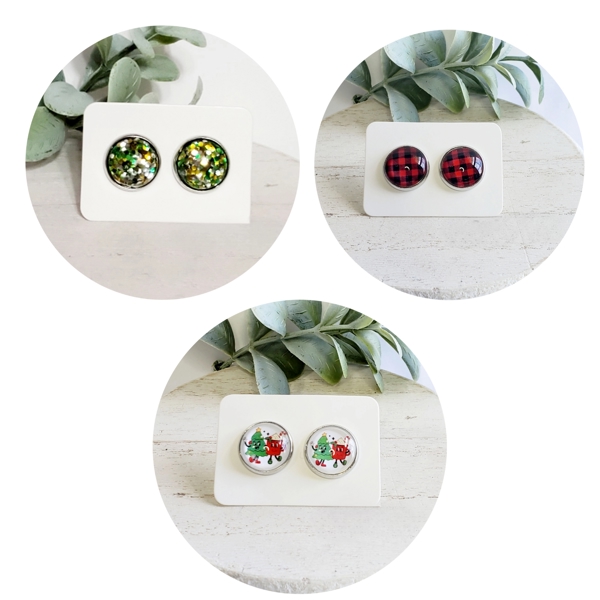 Christmas Studs | 3-Pack 