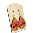  Hand Painted Dance Mom Earrings 